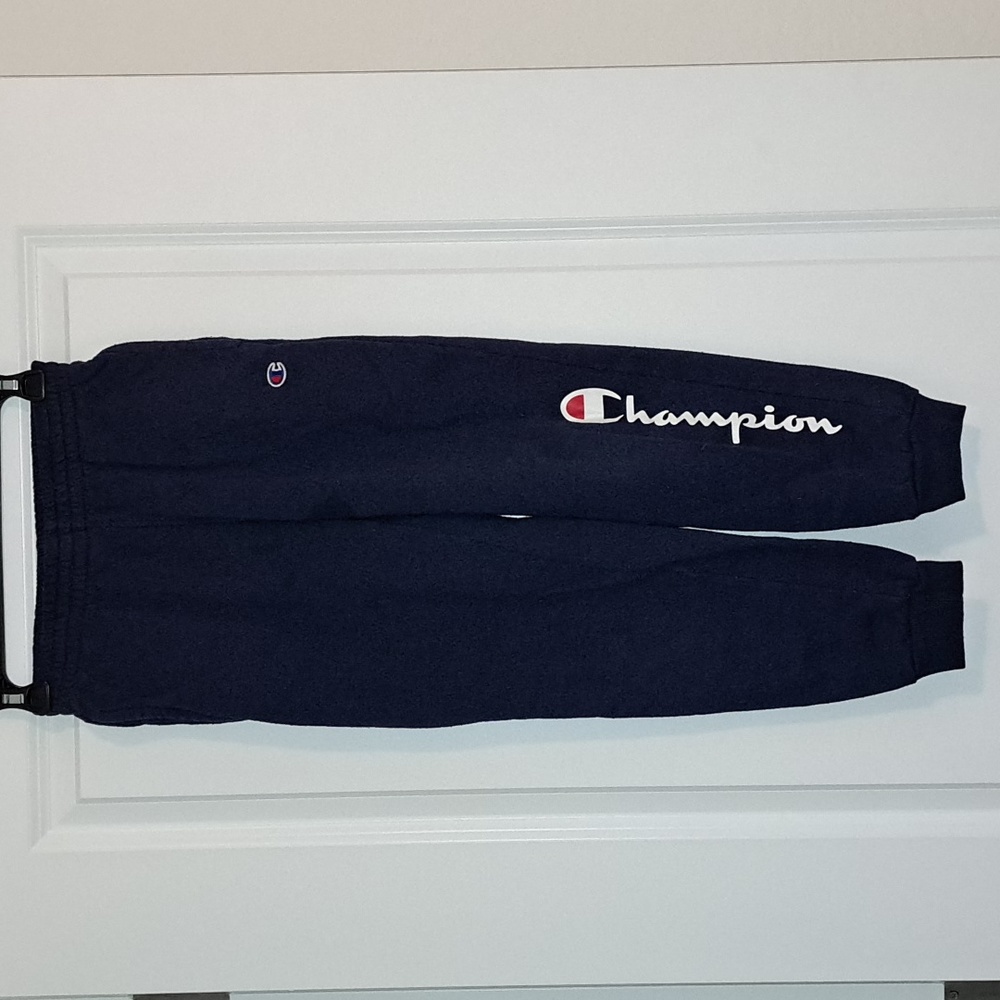 Navy blue champion sweatpants